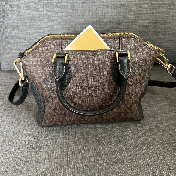 NWT MICHAEL KORS CORALINE MEDIUM MESSENGER SATCHEL - Picture 6 of 9